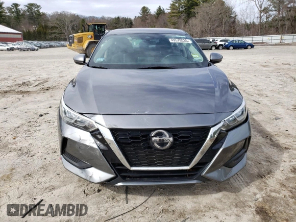 2021 Nissan Sentra SV with VIN 3N1AB8CVXMY255368, listed as a Copart auction lot 49578035 with 72,232 mi miles and Salvage Title. Bid and sale history available at DreamBid. Image 5.