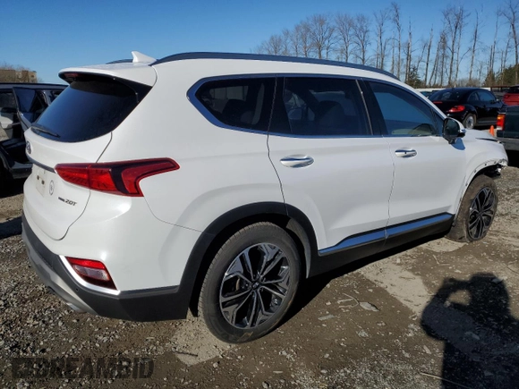 2019 Hyundai Santa Fe Ultimate with VIN 5NMS5CAA2KH030915, listed as a Copart auction lot 44749295 with 45,285 mi miles and Salvage Title. Bid and sale history available at carsss.com. Image 3.