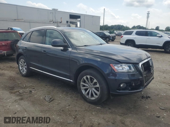2013 Audi Q5 with VIN WA1CFBFPXDA032119, listed as a Copart auction lot 59907865 with 144,150 mi miles and Salvage title. Bid and sale history available at DreamBid. Image 4.
