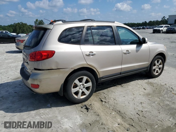 2007 Hyundai Santa Fe SE with VIN 5NMSH13E77H121083, listed as a Copart auction lot 56556935 with 176,751 mi miles and Salvage title. Bid and sale history available at DreamBid. Image 3.