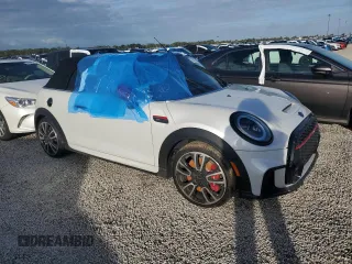 2024 MINI Convertible John Cooper Works with VIN WMW63DL01R3S01659, listed as a Copart auction lot 73819714 with 0 mi miles and Non Repairable. Bid and sale history available at carsss.com. Image 4.
