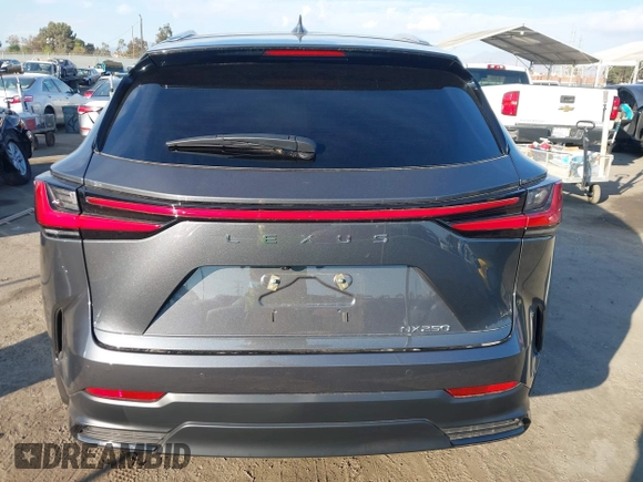 2025 Lexus NX with VIN 2T2GDCAZ4SC021181, listed as a IAAI auction lot 40977260 with 1,540 mi miles. Bid and sale history available at carsss.com. Image 17.
