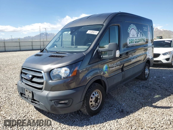 2020 Ford Transit z VIN 1FTYE2C83LKA21094, wystawiony jako Copart lot #51489834 z przebiegiem 116 934 mil mil oraz Szkoda całkowita • Salvage title. Historia ofert i sprzedaży dostępna na DreamBid. Obrazek 1.