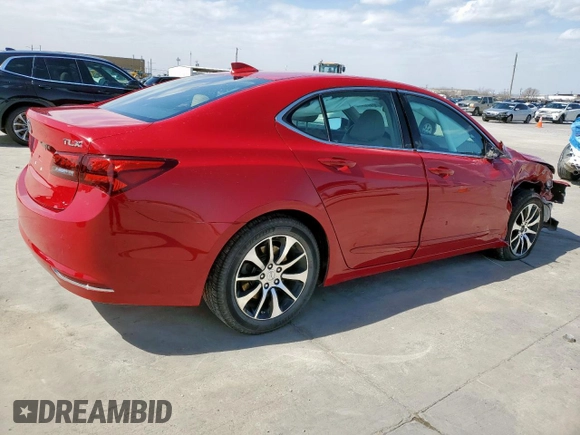 2017 Acura TLX with VIN 19UUB1F30HA000168, listed as a Copart auction lot 47591755 with 112,333 mi miles and Salvage title. Bid and sale history available at DreamBid. Image 3.