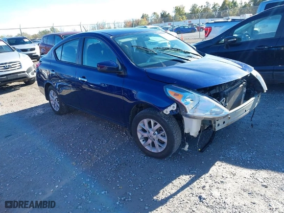 2019 Nissan Versa Sedan SV with VIN 3N1CN7AP3KL835375, listed as a IAAI auction lot 40753060 with 102,777 mi miles. Bid and sale history available at carsss.com. Image 1.