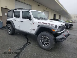 2025 Jeep Wrangler Rubicon with VIN 1C4PJXFN0SW546739, listed as a Copart auction lot 51776505 with 830 mi miles and Clean title. Bid and sale history available at DreamBid. Image 4.