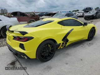 2023 Chevrolet Corvette 3LT with VIN 1G1YC2D48P5111971, listed as a Copart auction lot 57004144 with 7,267 mi miles and Salvage Title. Bid and sale history available at carsss.com. Image 3.