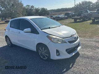 2012 Toyota Yaris L with VIN JTDKTUD36CD523080, listed as a Copart auction lot 88991985 with 134,041 mi miles and Clean Title. Bid and sale history available at carsss.com. Image 1.