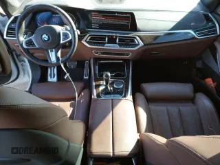 2020 BMW X5 M50i with VIN 5UXJU4C00L9B77869, listed as a Copart auction lot 36123043 with 27,195 mi miles. Bid and sale history available at carsss.com. Image 8.