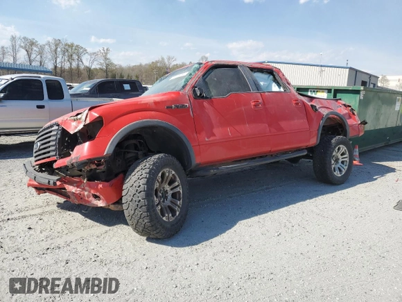 2012 Ford F-150 XL with VIN 1FTFW1EF3CFB93175, listed as a Copart auction lot 49598285 with 140,069 mi miles and Salvage Title. Bid and sale history available at carsss.com. Image 1.