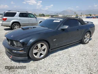 2007 Ford Mustang GT Deluxe with VIN 1ZVFT85H675224348, listed as a Copart auction lot 54993315 with 162,400 mi miles and Clean Title. Bid and sale history available at carsss.com. Image 1.