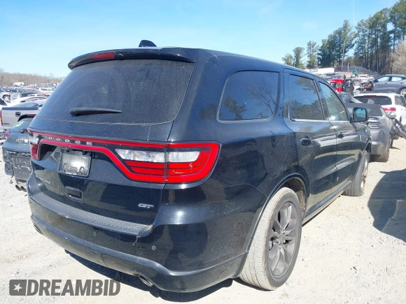 2019 Dodge Durango GT Plus with VIN 1C4RDHDG5KC721398, listed as a IAAI auction lot 41697019 with 105,620 mi miles and . Bid and sale history available at carsss.com. Image 4.