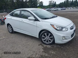 2012 Hyundai Accent GLS with VIN KMHCU4AE3CU087064, listed as a IAAI auction lot 42552200 with 181,045 mi miles and . Bid and sale history available at DreamBid. Image 1.