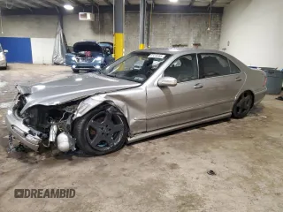 2003 Mercedes-Benz S 430 with VIN WDBNG70J33A322261, listed as a Copart auction lot 61410355 with Not provided miles and Salvage title. Bid and sale history available at DreamBid. Image 1.