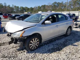 2014 Nissan Sentra S with VIN 3N1AB7AP3EL689967, listed as a Copart auction lot 48705645 with 129,430 mi miles and Salvage Title. Bid and sale history available at carsss.com. Image 1.