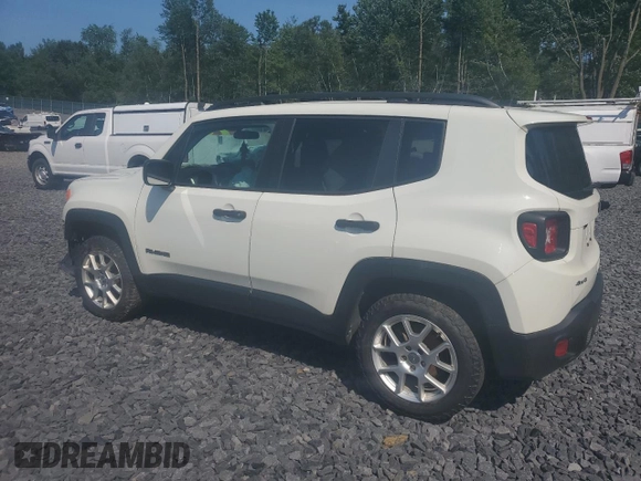 2020 Jeep Renegade Sport with VIN ZACNJBAB8LPL72924, listed as a Copart auction lot 59729075 with 153,257 mi miles and Salvage title. Bid and sale history available at DreamBid. Image 2.