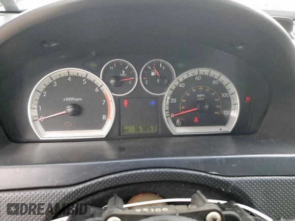 2010 Chevrolet Aveo 1LT with VIN KL1TD5DE9AB116993, listed as a Copart auction lot 55531645 with 167,857 mi miles and Salvage Title. Bid and sale history available at DreamBid. Image 9.