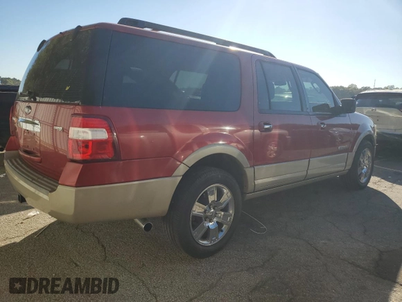 2008 Ford Expedition EL Eddie Bauer with VIN 1FMFK17578LA47897, listed as a Copart auction lot 77125074 with 219,425 mi miles and Salvage Title. Bid and sale history available at carsss.com. Image 3.