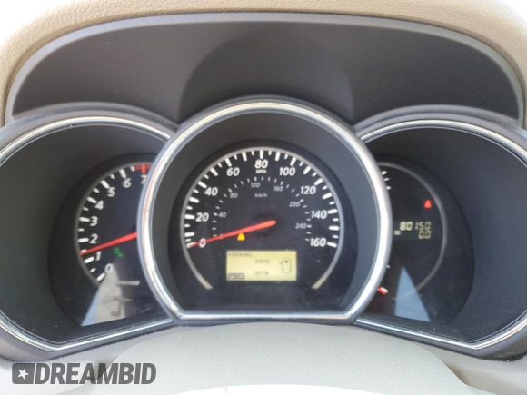 2013 Nissan Murano S with VIN JN8AZ1MU9DW205143, listed as a Copart auction lot 89395085 with 80,150 mi miles and Salvage Title. Bid and sale history available at carsss.com. Image 9.