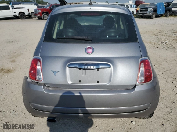 2015 FIAT 500 Pop with VIN 3C3CFFAR1FT656641, listed as a Copart auction lot 52773925 with 111,966 mi miles and Salvage Title. Bid and sale history available at carsss.com. Image 6.