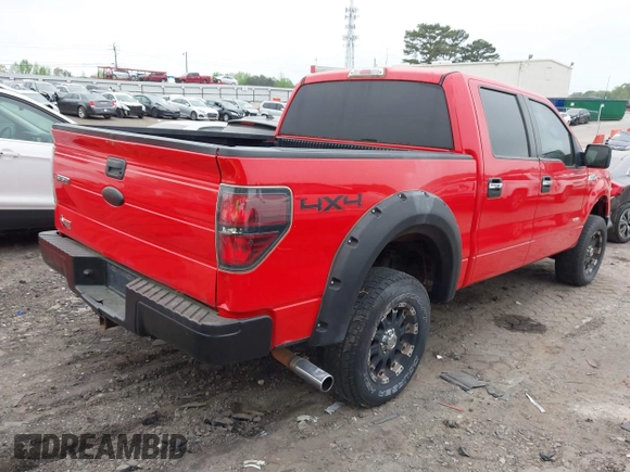 2011 Ford F-150 XLT with VIN 1FTFW1ET7BFB41813, listed as a IAAI auction lot 41964776 with 194,811 mi miles. Bid and sale history available at carsss.com. Image 4.