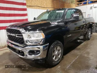 2023 Ram 2500 Big Horn with VIN 3C6UR5DJ7PG580593, listed as a Copart auction lot 61341974 with 4,650 mi miles and Clean Title. Bid and sale history available at carsss.com. Image 1.