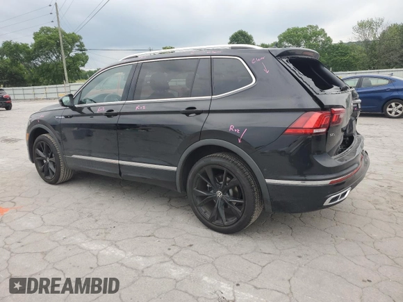 2024 Volkswagen Tiguan SEL R-Line z VIN 3VV4B7AX5RM104673, wystawiony jako Copart lot #56304905 z przebiegiem 9 167 mil mil oraz Czysty tytuł • Clean title. Historia ofert i sprzedaży dostępna na DreamBid. Obrazek 2.