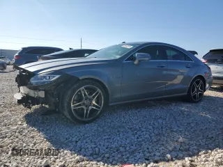 2012 Mercedes-Benz CLS-Class CLS 63 AMG with VIN WDDLJ7EB6CA027284, listed as a Copart auction lot 85543574 with 62,841 mi miles and Salvage Title. Bid and sale history available at carsss.com. Image 1.