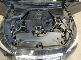 2021 Infiniti Q50 Luxe with VIN JN1EV7BR3MM750246, listed as a Copart auction lot 74994524 with 75,033 mi miles and Salvage Title. Bid and sale history available at carsss.com. Image 11.