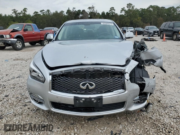 2018 Infiniti Q70 Luxe with VIN JN1BY1AR5JM220722, listed as a Copart auction lot 83309374 with 67,543 mi miles and Salvage title. Bid and sale history available at DreamBid. Image 5.