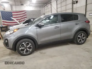 2022 Kia Sportage LX with VIN KNDPMCACXN7989162, listed as a Copart auction lot 51264965 with 20,239 mi miles and Salvage Title. Bid and sale history available at DreamBid. Image 1.