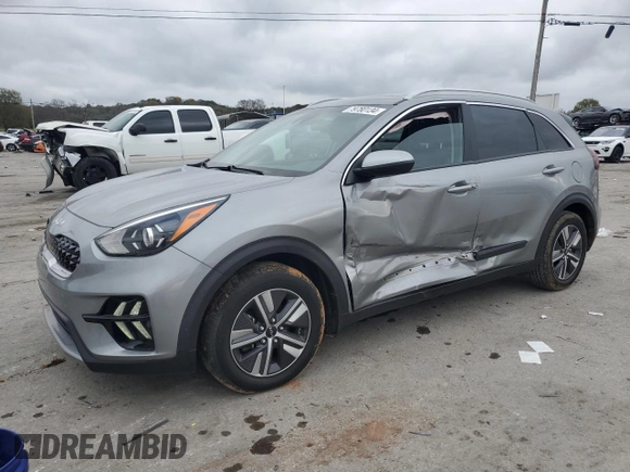 2022 Kia Niro LXS SE with VIN KNDCB3LC5N5507078, listed as a Copart auction lot 79780134 with 26,983 mi miles and Salvage Title. Bid and sale history available at carsss.com. Image 1.