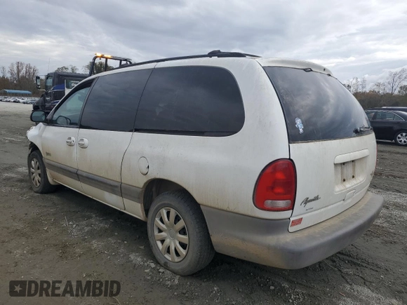 1999 Plymouth Voyager Grand SE z VIN 1P4GP44G7XB831207, wystawiony jako Copart lot #79558714 z przebiegiem 163 620 mil mil oraz Szkody całkowita. Historia ofert i sprzedaży dostępna na DreamBid. Obrazek 2.