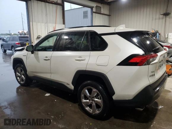 2021 Toyota RAV4 Hybrid LE with VIN 4T3B6RFV0MU050204, listed as a Copart auction lot 50768195 with 76,508 mi miles and Salvage Title. Bid and sale history available at carsss.com. Image 2.