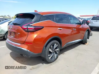 2022 Nissan Murano SL with VIN 5N1AZ2CJXNC110534, listed as a IAAI auction lot 42139773 with 16,093 mi miles and . Bid and sale history available at carsss.com. Image 4.