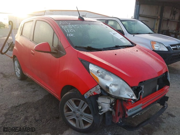 2015 Chevrolet Spark LS with VIN KL8CB6S9XFC813951, listed as a IAAI auction lot 41855266 with 145,957 mi miles. Bid and sale history available at carsss.com. Image 1.