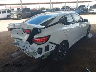 2024 Nissan Sentra SV с VIN 3N1AB8CV3RY257146, выставлен на аукционе IAAI как лот 41903092 с пробегом 24 423 миль миль и . История ставок и продаж доступна на DreamBid. Изображение 4.