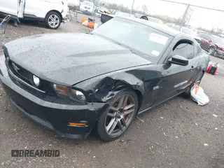 2011 Ford Mustang GT with VIN 1ZVBP8CF7B5101963, listed as a IAAI auction lot 40790143 with Not Provided miles. Bid and sale history available at carsss.com. Image 2.