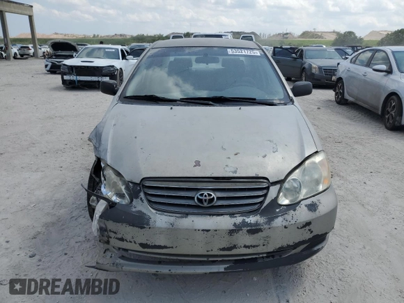 2003 Toyota Corolla CE with VIN JTDBR32E930012273, listed as a Copart auction lot 53521725 with 241,875 mi miles and Clean Title. Bid and sale history available at DreamBid. Image 5.