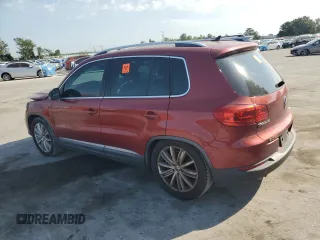 2012 Volkswagen Tiguan SE with VIN WVGAV7AX9CW003857, listed as a Copart auction lot 58356295 with 202,794 mi miles and Salvage title. Bid and sale history available at DreamBid. Image 2.