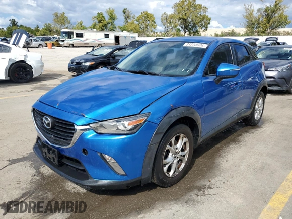 2016 Mazda CX-3 Touring with VIN JM1DKBC76G0126843, listed as a Copart auction lot 71772074 with 189,893 mi miles and Salvage Title. Bid and sale history available at carsss.com. Image 1.