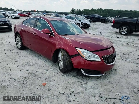 2014 Buick Regal Premium I with VIN 2G4GN5EX1E9281608, listed as a Copart auction lot 62113175 with 143,392 mi miles and Salvage title. Bid and sale history available at DreamBid. Image 13.