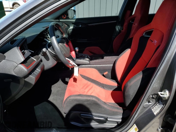 2019 Honda Civic Type R Touring z VIN SHHFK8G74KU201425, wystawiony jako Copart lot #49583654 z przebiegiem 25 603 mil mil oraz Nie do naprawy • Non repairable. Historia ofert i sprzedaży dostępna na DreamBid. Obrazek 7.