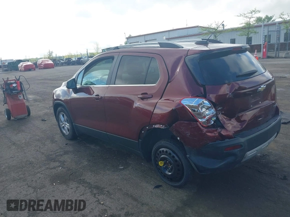 2016 Chevrolet Trax LT z VIN 3GNCJLSB3GL227097, wystawiony jako IAAI lot #42208844 z przebiegiem 118 887 mil mil oraz . Historia ofert i sprzedaży dostępna na DreamBid. Obrazek 3.