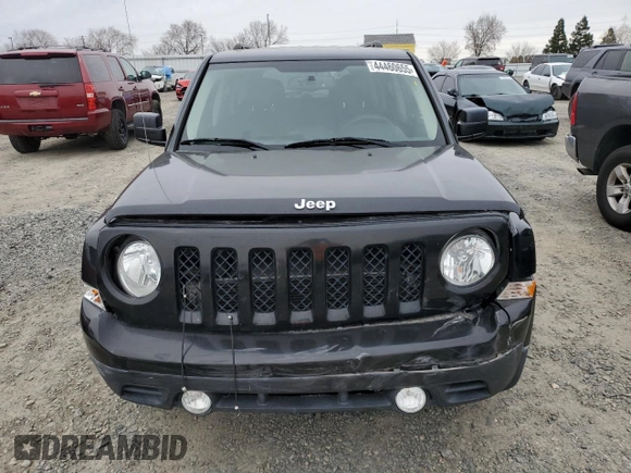 2017 Jeep Patriot Sport SE with VIN 1C4NJPBA2HD207821, listed as a Copart auction lot 44460655 with 53,791 mi miles and Salvage Title. Bid and sale history available at carsss.com. Image 5.