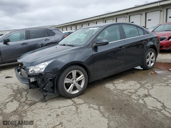 2015 Chevrolet Cruze LT with VIN 1G1PE5SB2F7242910, listed as a Copart auction lot 47836775 with 116,765 mi miles and Salvage Title. Bid and sale history available at carsss.com. Image 1.