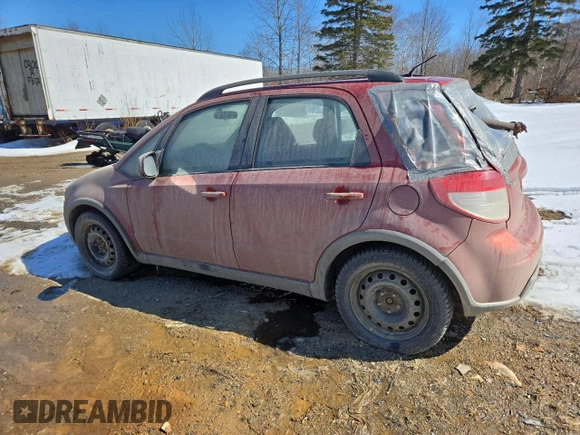 2009 Suzuki SX4 Man AWD with VIN JS2YB413096206058, listed as a Copart auction lot 50184575 with 278,000 mi miles and Salvage Title. Bid and sale history available at carsss.com. Image 2.