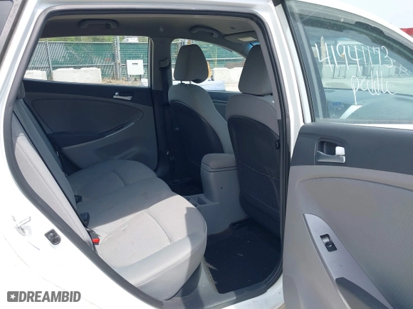 2016 Hyundai Accent Sport with VIN KMHCU5AE2GU249133, listed as a IAAI auction lot 41941173 with 175,635 mi miles. Bid and sale history available at carsss.com. Image 8.