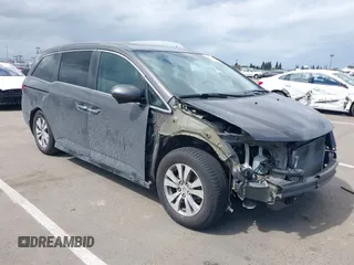 2016 Honda Odyssey EX-L with VIN 5FNRL5H62GB124335, listed as a IAAI auction lot 41910722 with 173,250 mi miles. Bid and sale history available at carsss.com. Image 1.