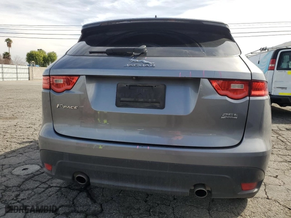2020 Jaguar F-PACE 25t Premium with VIN SADCJ2FX2LA638148, listed as a Copart auction lot 48598465 with 69,736 mi miles and Salvage Title. Bid and sale history available at carsss.com. Image 6.